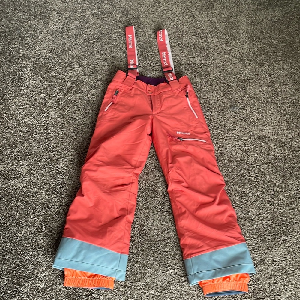 Marmot Kids Bottoms in Coral